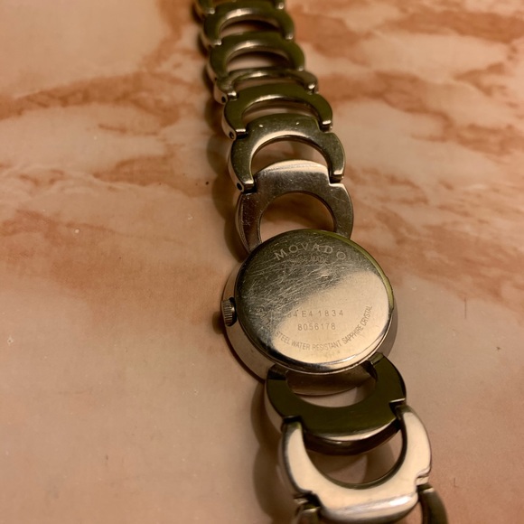 Authentic ladies MOVADO stainless steel watch main image 4